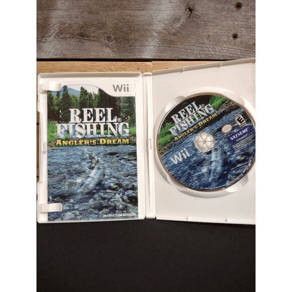 Reel Fishing: Angler's Dream Nintendo Wii 2007 Video Game - Complete - Picture 3 of 3